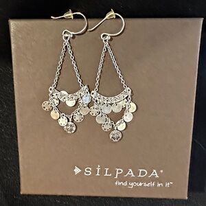 Silpada Confetti 925 Silver Dangle Earrings W2893